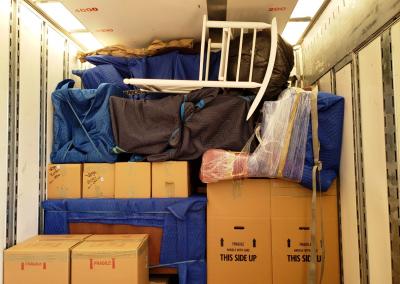 mountain movers truck packed