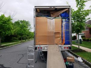 truck packed for moving pa