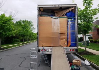 truck packed for moving pa